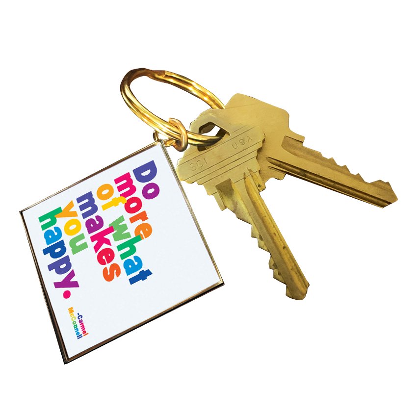 Keychains - KCD246 - Do More Of What (Carmel Mcconnell) - HER Home Design Boutique